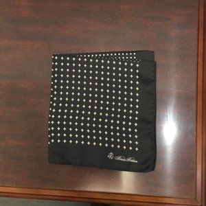 Black Brooks Brothers Pocket Square